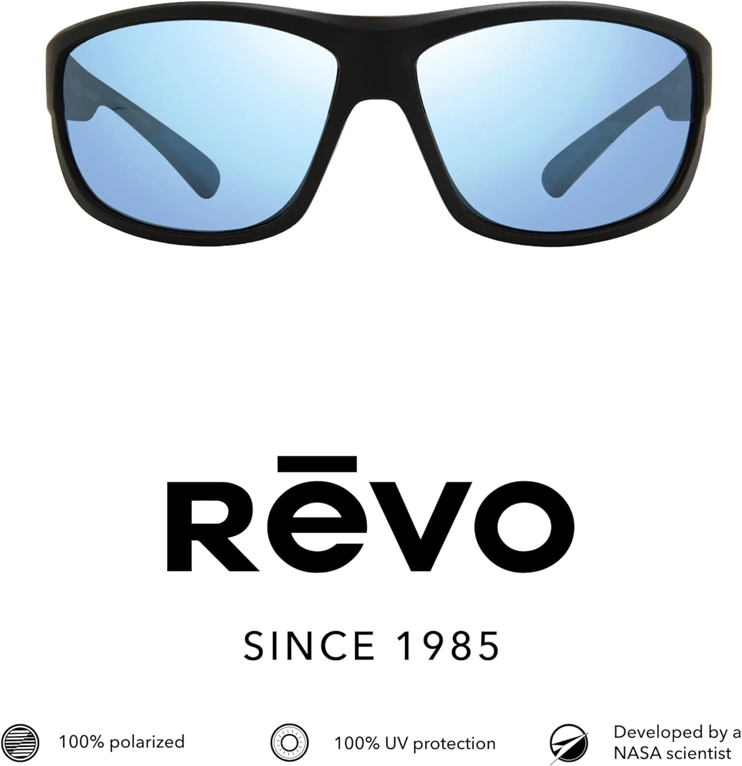 Revo Sunglasses Caper: Polarized Lens with Bendable Performance Wrap Frame