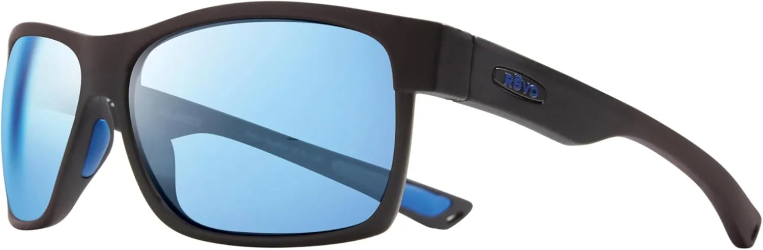 Revo Sunglasses Espen: Polarized Lens with Bendable Rectangle Wrap Frame