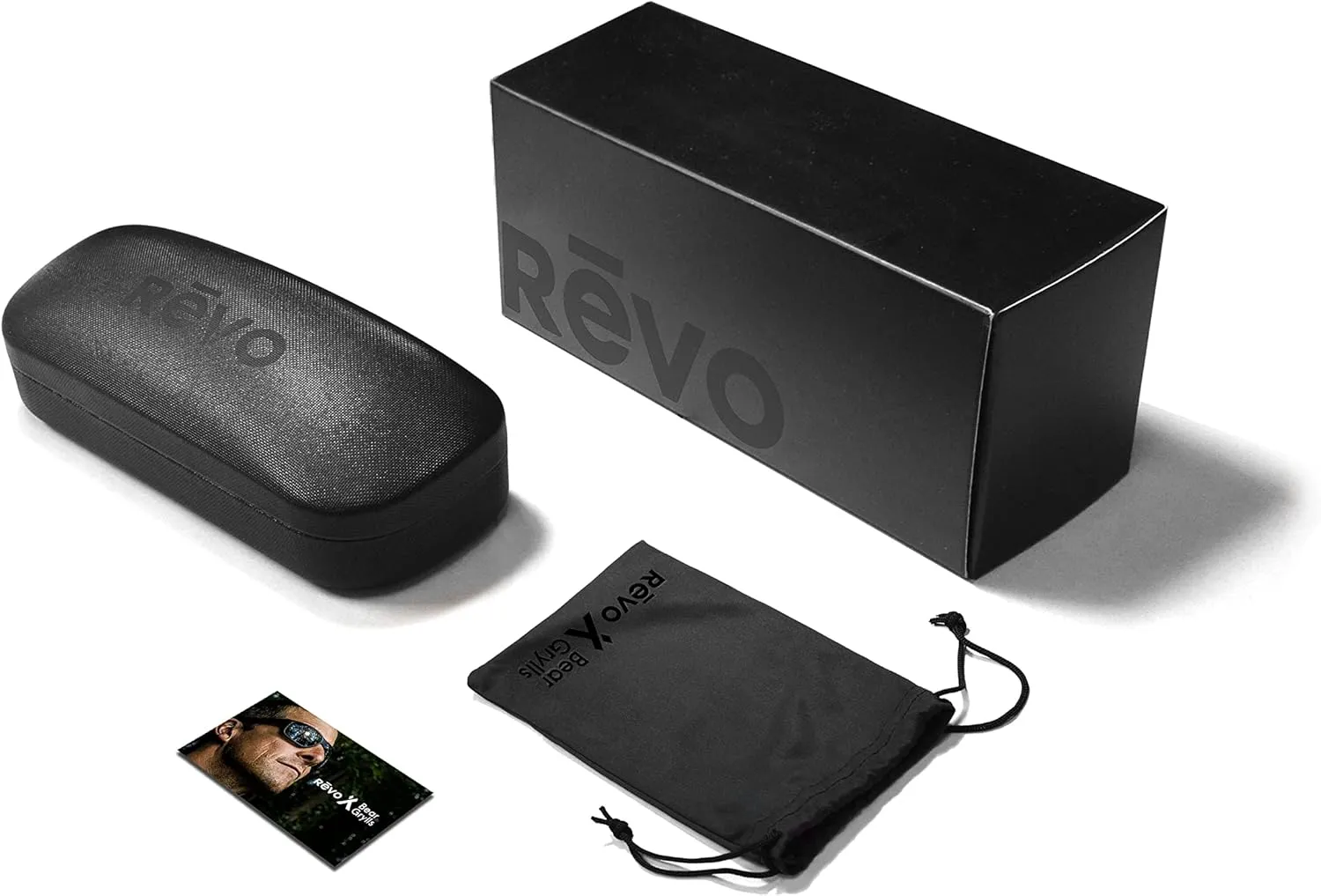 Revo Sunglasses Forge: Polarized Lens with Bendable Rectangle Wrap Frame