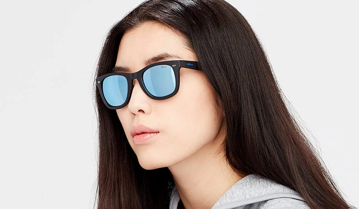 Revo Sunglasses Forge: Polarized Lens with Bendable Rectangle Wrap Frame