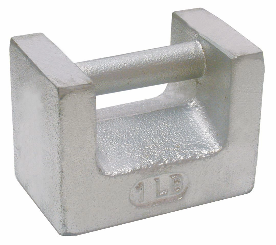 Rice Lake - 12876 Cast Iron ASTM Class 7 Painted Grip Handle Test Weight, 1lbs Mass