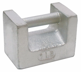 Rice Lake - 12876 Cast Iron ASTM Class 7 Painted Grip Handle Test Weight, 1lbs Mass