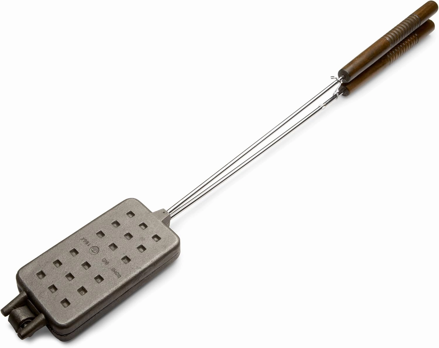 Rome 1405 Waffle Iron with Steel and Wood Handles