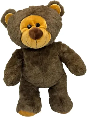 Romeo The Bear 16 inch Plush Stuffed Animal Soft Cuddly Teddy Bear Toy for Kids Toddlers Babies Gift Collectible Comfort Cuddle Buddy Nursery Decor Birthday Present