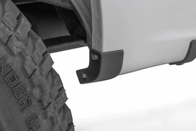 Rough Country Mud Flap Delete for Ford F-150 (2021-2025) - Heavy-Duty Tri-Blend ABS, Easy Install, Includes Rear Deletes