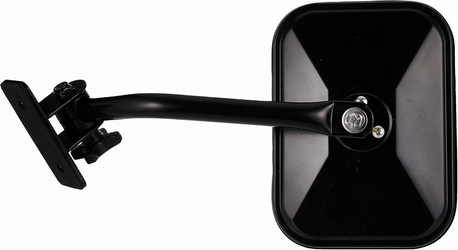 Rugged Ridge | Quick Release Mirror Kit, Rectangular, Black | 11025.12 | Fits 1997-2018 Jeep Wrangler TJ/JK