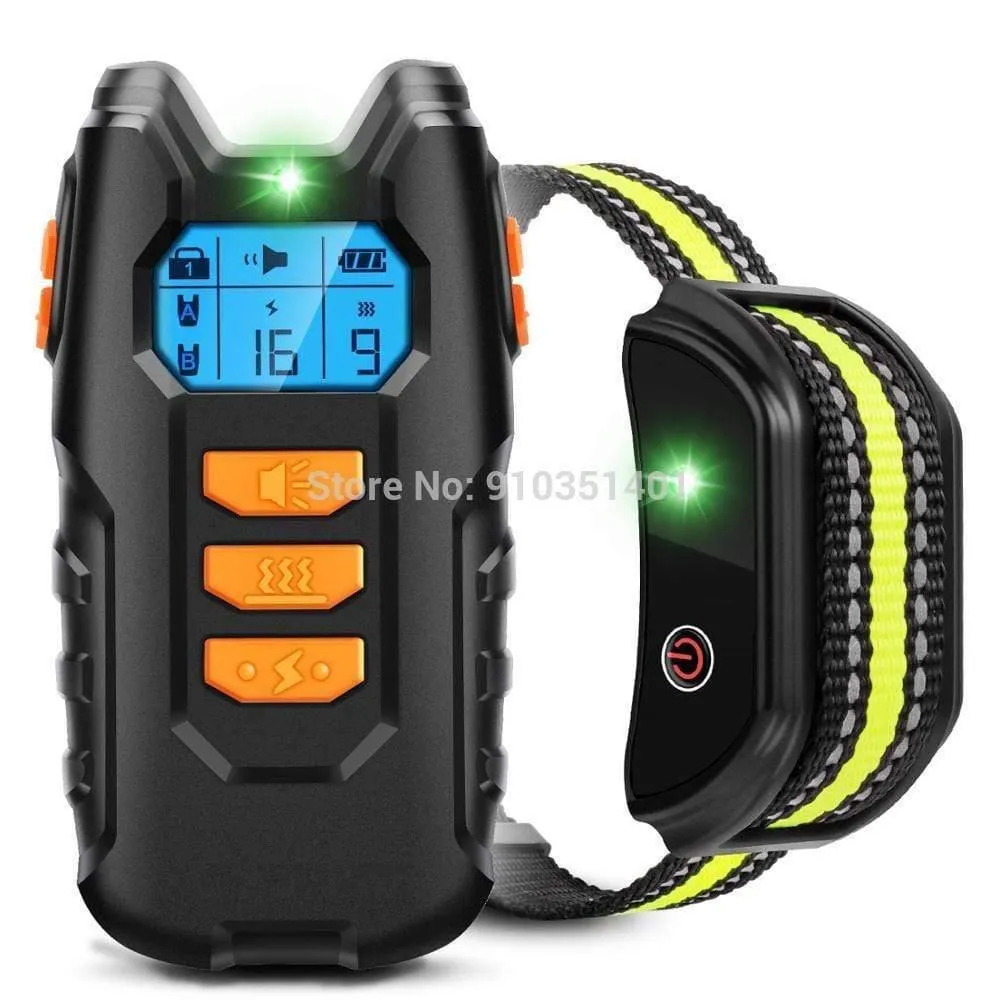 Rynx | Dogreat Electric Dog Training Collar Shock Pet Remote Control Waterproof Rechargeable for All Sizes Vibration Bark Stop Collars