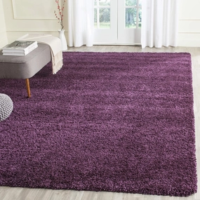 SAFAVIEH California Shag Collection Area Rug - 8' x 10', Purple, Non-Shedding & Easy Care, 2-inch Thick Ideal for High Traffic Areas in Living Room, Bedroom (SG151-7373)