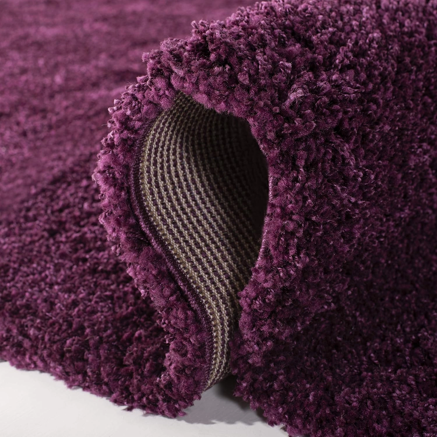 SAFAVIEH California Shag Collection Area Rug - 8' x 10', Purple, Non-Shedding & Easy Care, 2-inch Thick Ideal for High Traffic Areas in Living Room, Bedroom (SG151-7373)
