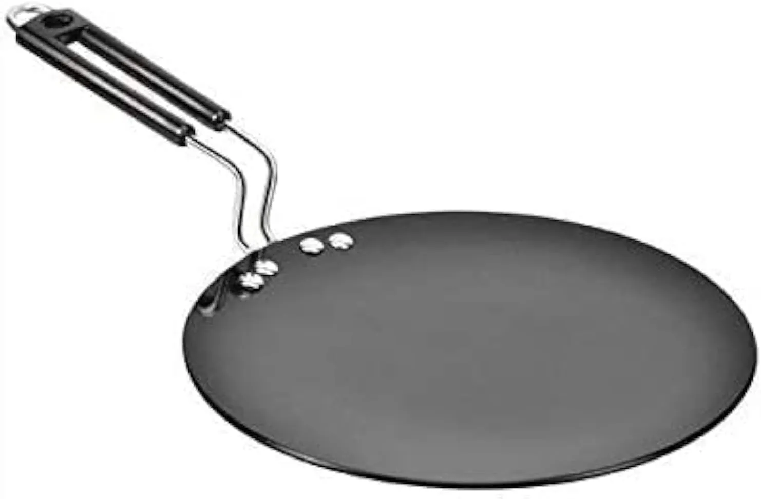 Sahishnu Online & Marketing Hard Anodized Aluminium Roti Tawa,Hard Anodized Cookware,Hard Anodized Concave Tawa,Naan Roti Chapati Tawa