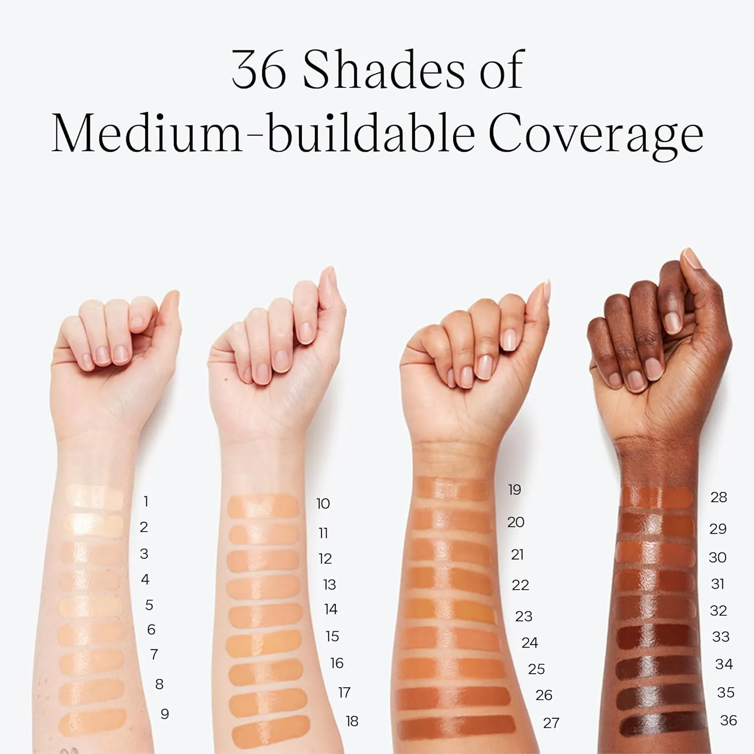 Saie Glowy Super Skin Tint Liquid Foundation - Hydrating Serum Foundation with Lightweight, Medium Coverage - Formulated with Hyaluronic Acid to Hydrate, Brighten and Plump - Shade 9 (1.01 oz)