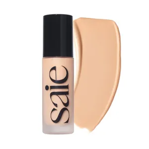 Saie Glowy Super Skin Tint Liquid Foundation - Hydrating Serum Foundation with Lightweight, Medium Coverage - Formulated with Hyaluronic Acid to Hydrate, Brighten and Plump - Shade 9 (1.01 oz)