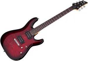 Schecter C-6 Plus Solid-Body Electric Guitar, STCB