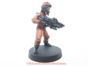Science Fiction Miniature Starship Security 208 Vac Suit Stargrave Five Parsec 28mm Conversion