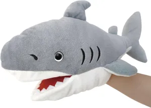 Shark Hand Puppet Realistic Plush Puppet 13",Shark Puppets for Kids Ocean Animal Hand Puppet with Moveable Mouth,Soft Stuffed Shark Puppet Story Toys Shark Puppets Role Play Teaching Gift