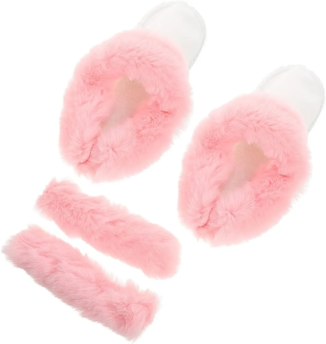 Shoe Covers Plush Shoe Liner Furry Feet Clog Liners White Clogs for Women Plush for Liners Clogs Warm Liners for Clogs Plush Lined Insoles for Clogs Liner for Slippers Winter
