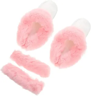 Shoe Covers Plush Shoe Liner Furry Feet Clog Liners White Clogs for Women Plush for Liners Clogs Warm Liners for Clogs Plush Lined Insoles for Clogs Liner for Slippers Winter