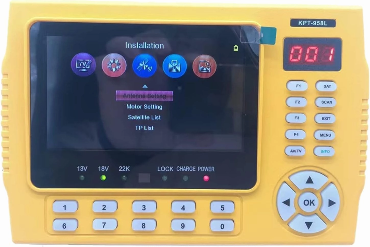 Signal Finder, KPT-958L DVB-S2 MPEG4 HD Satellite Finder Meter Better Satlink WS-6933 WS-6916 Set TOP BOX SATLINK WS-6906 V8 Finder,Portable and Convenient
