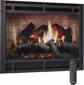SimpliFire Inception 36-Inch Built-in Electric Fireplace with Halston Front (SF-INC36-SF-HAL-36)