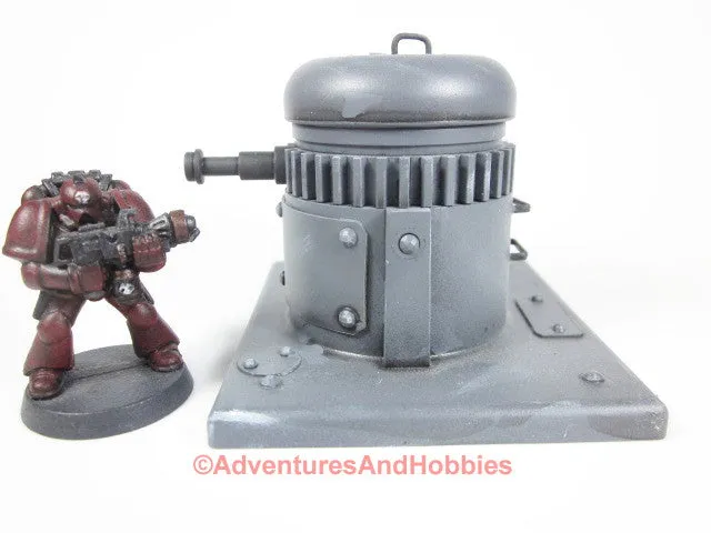 Single Man Armored Gun Bunker Turret T614 Wargame Scenery Terrain 40K 28mm