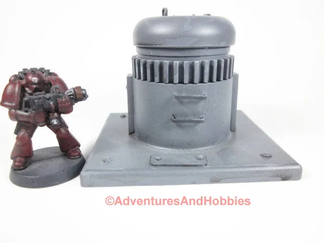 Single Man Armored Gun Bunker Turret T614 Wargame Scenery Terrain 40K 28mm