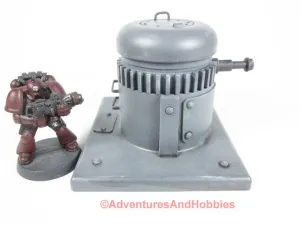 Single Man Armored Gun Bunker Turret T614 Wargame Scenery Terrain 40K 28mm