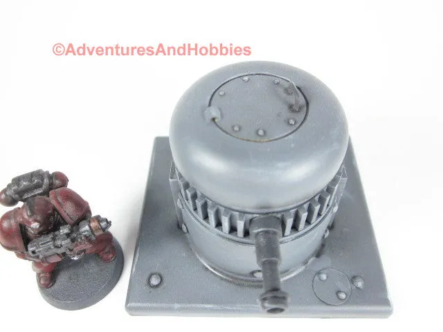 Single Man Armored Gun Bunker Turret T614 Wargame Scenery Terrain 40K 28mm