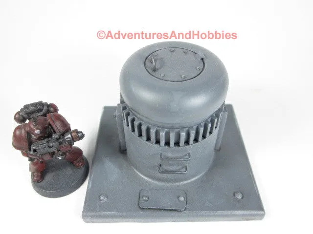 Single Man Armored Gun Bunker Turret T614 Wargame Scenery Terrain 40K 28mm