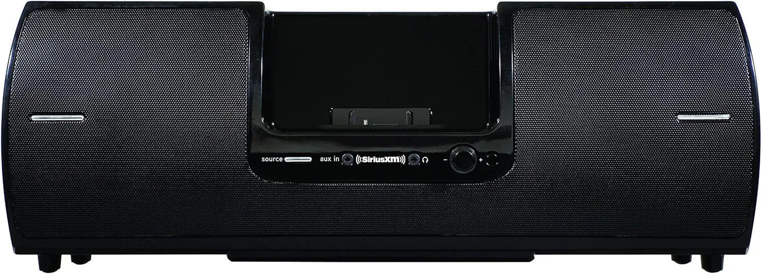 SiriusXM SXSD2 Portable Speaker Dock Audio System for Dock and Play Radios (Black) (Renewed)