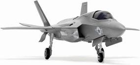 Skill 1 Model Kit F-35 Lightning II Snap Together Painted Plastic Model Airplane Kit by Airfix Quickbuild J6040