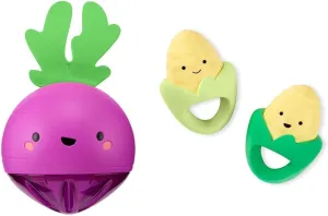 Skip Hop Developmental Learning Crawl Toy Beetbox, Farmstand Grow & Play and Baby Musical Toy Maracas, Mara-Corns