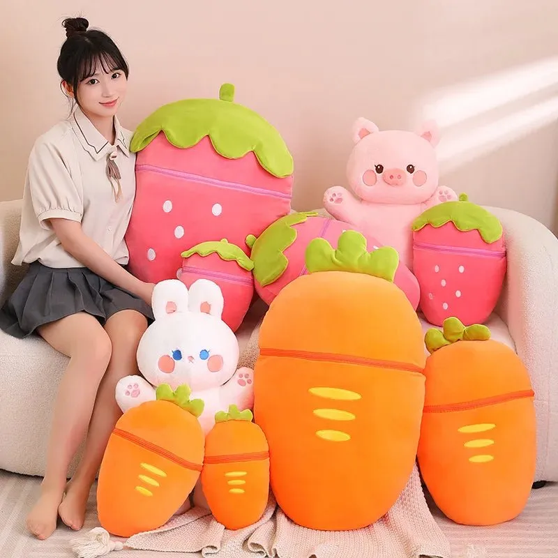 Snuggleberry Bunny & Piggy Plushies
