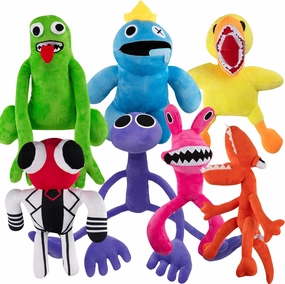 Soft Plush Toys Playing with Family, Soft Stuffed Animal Plushie Toys, Plushies Birthday Thanksgiving Christmas Festival Night Party Favor Supplies Game Fans(Set of 7)