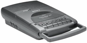 Sony TCM - 929 Portable Cassette Recorder with Built-in Microphone, Auto-Stop Function, and Easy Playback – Ideal for Recording and Listening on The Go (Renewed)