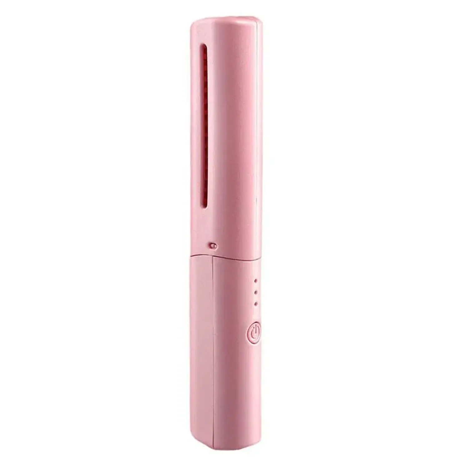 SOVELY Rechargeable Mini Hair Straightener Travel Portable USB Charging Cordless Hair Straightener Brush Three Temperature Adjustments Flat Iron Comb