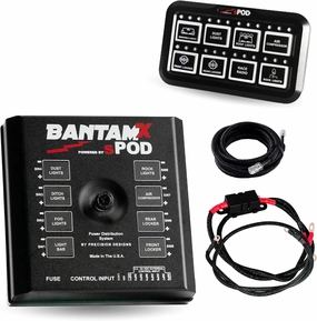 sPOD BantamX 8 Circuit Controller with HD Control Panel, Universal Fit (36-inch Battery Cable)
