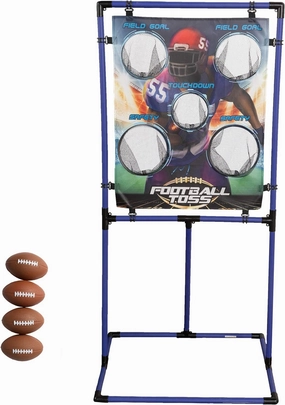 Sport Squad Target Toss Game Set - Choose Either Football Toss or Baseball Toss - Portable Indoor or Outdoor Design for Cookouts, Tailgates, or Backyard Fun -