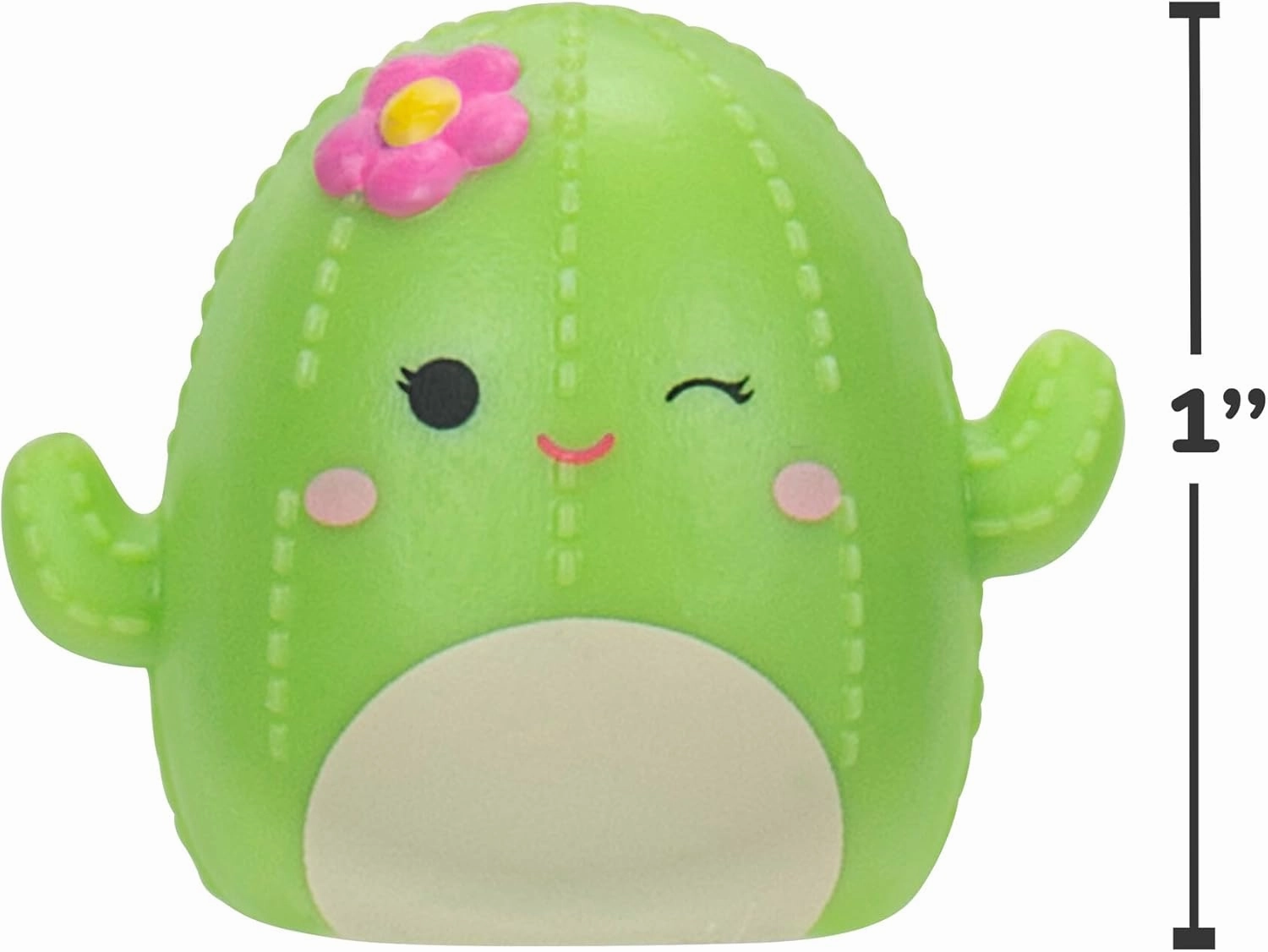 Squish-a-longs 8 Pack - Series 1, Style 1 - (8) 1” Mini-Squish with 2 Accessories, Ring, and Collector’s Guide - Collect, Trade, & Play
