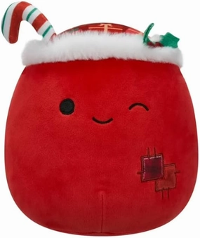 Squishmallows Official 8 inch Carrie The Winking Gift Sack with Patchwork - Child's Ultra Soft Plush Toy