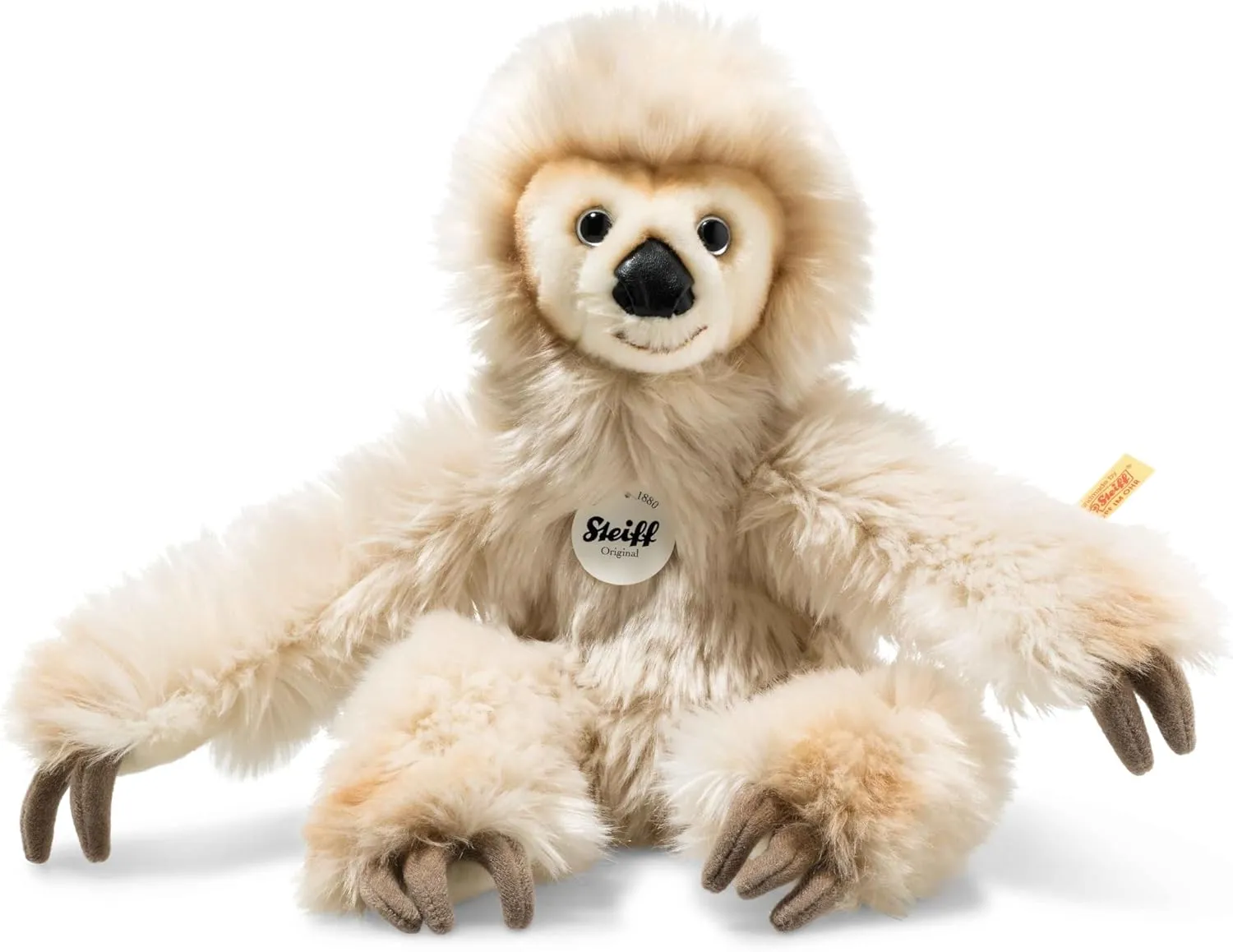 Steiff Miguel Baby Dangling Sloth, Cream