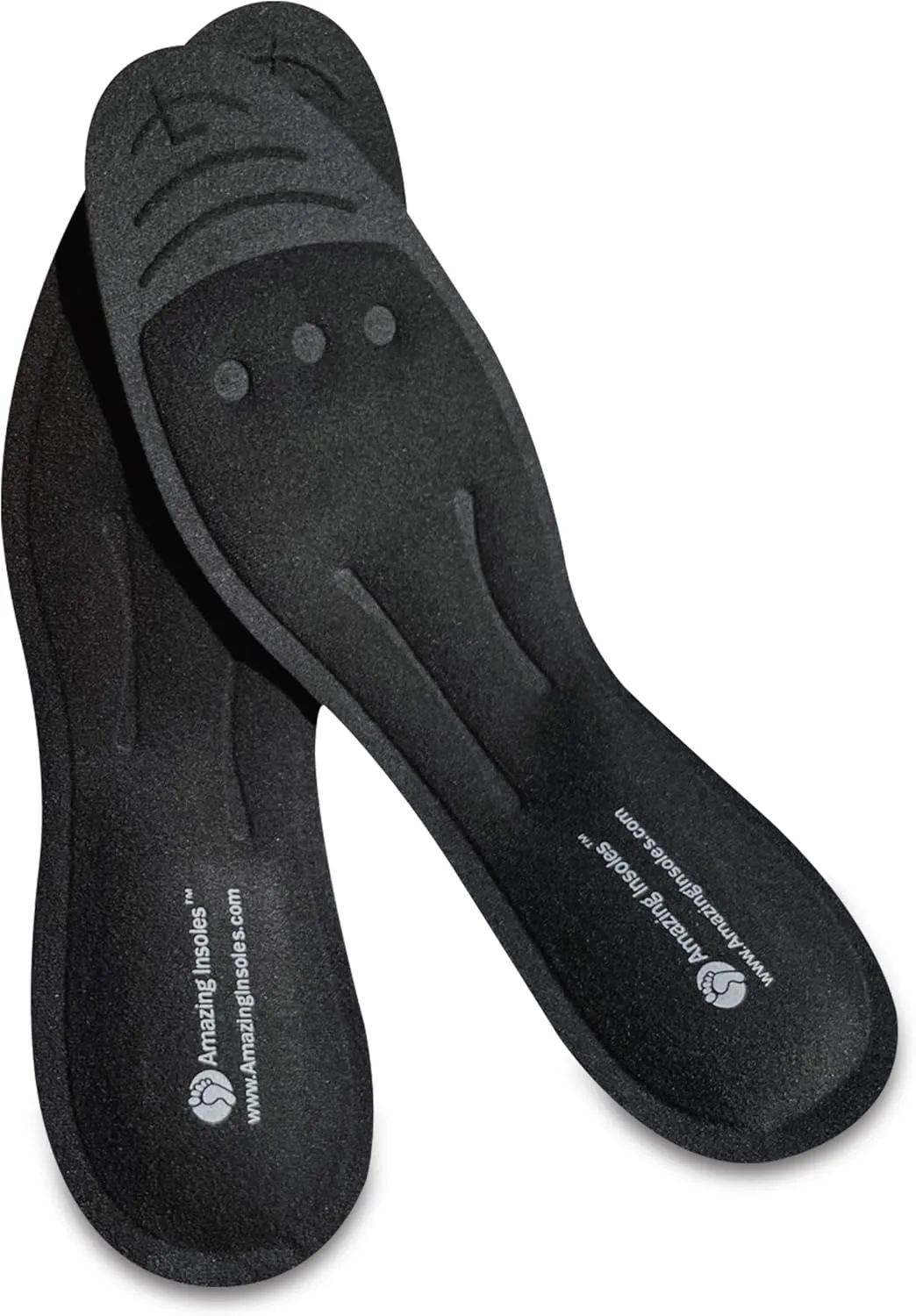 Superior Therapeutic Massaging Insoles by Amazing Insoles | 100% Liquid Gel Glycerin | Ideal for Running & Walking | Orthotic Shoe Insoles for Women | Comfortable Design for Plantar Fasciitis Relief
