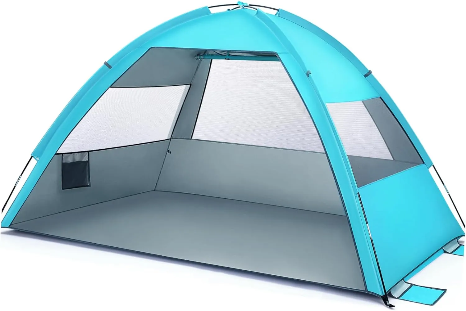 SUPVOX Large Folding Beach Tent Portable Family Camping Shelter UPF Person Capacity Lightweight Design for Hiking and Vacation Light