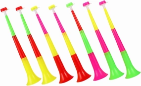 SUPVOX Musical Toys Set 7pcs Telescopic Trumpets Toys for Boys and Girls for Sports Events Party Props