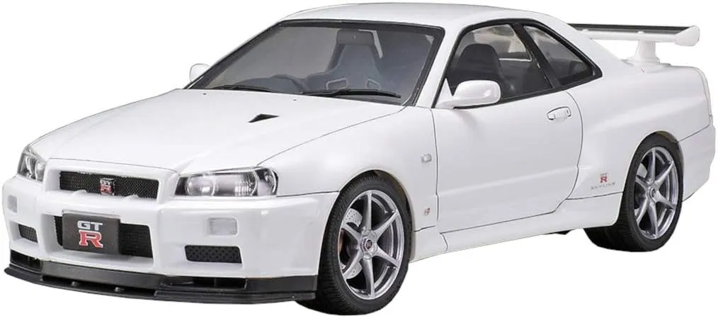 Tamiya Nissan Skyline GT-R R34 V-Spec II 1/24 Scale Model Kit 24258