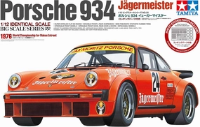 TAMIYA 300012055 12055 Porsche 1:12 934 Jägermeister with PE, Faithful Replica, Model Building, Crafts, Hobbies, Gluing, Plastic kit, Assembly, Unvarnished