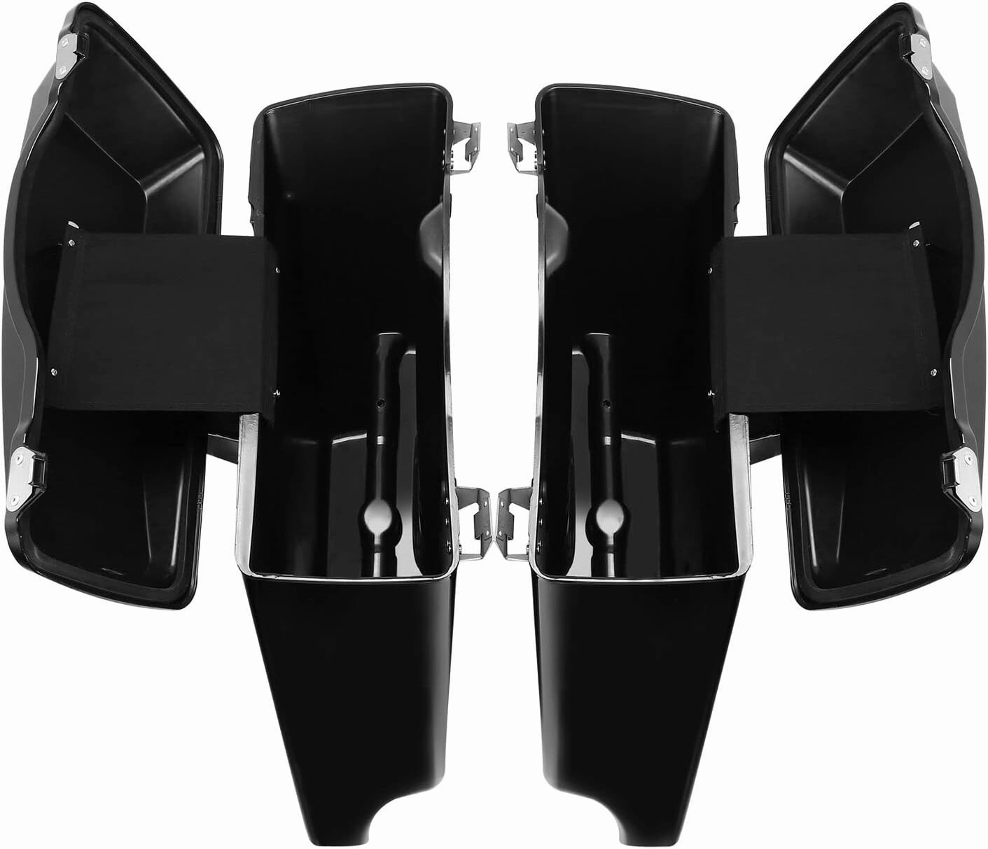 TCMT Hard Saddlebags Saddle Bag Conversion Brackets Fit For Harley Softail Heritage Deluxe Models 1984-2017 (except for Deuce Model Softail Slim models)
