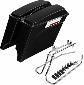 TCMT Hard Saddlebags Saddle Bag Conversion Brackets Fit For Harley Softail Heritage Deluxe Models 1984-2017 (except for Deuce Model Softail Slim models)
