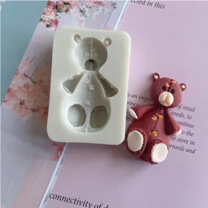 Teddy Bear Upright 2" - Silicone Mold