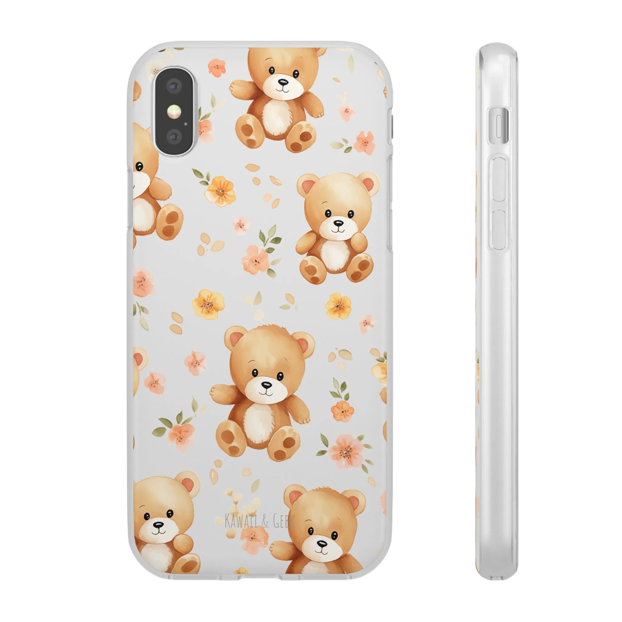 Teddy Delight: Flexi and semi-Transparent Phone Case