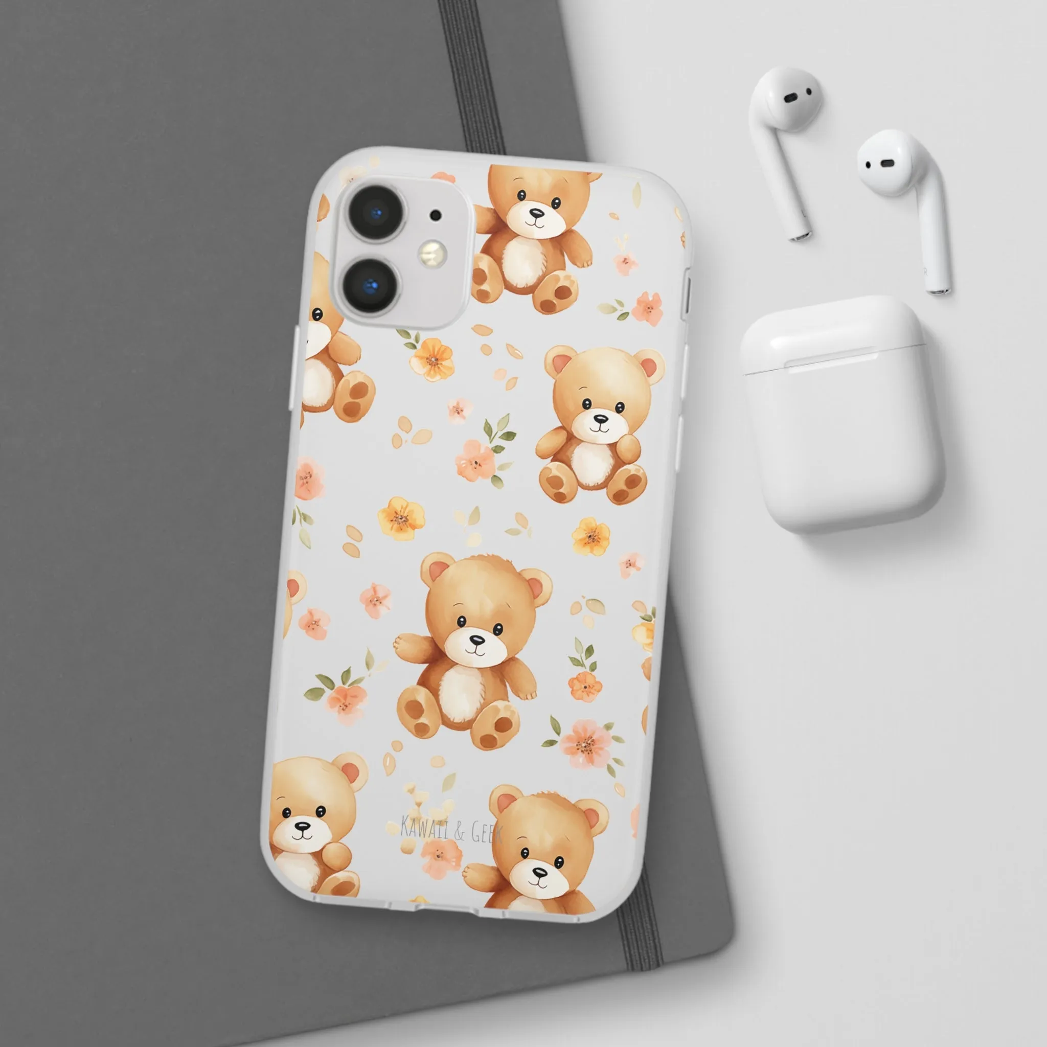Teddy Delight: Flexi and semi-Transparent Phone Case